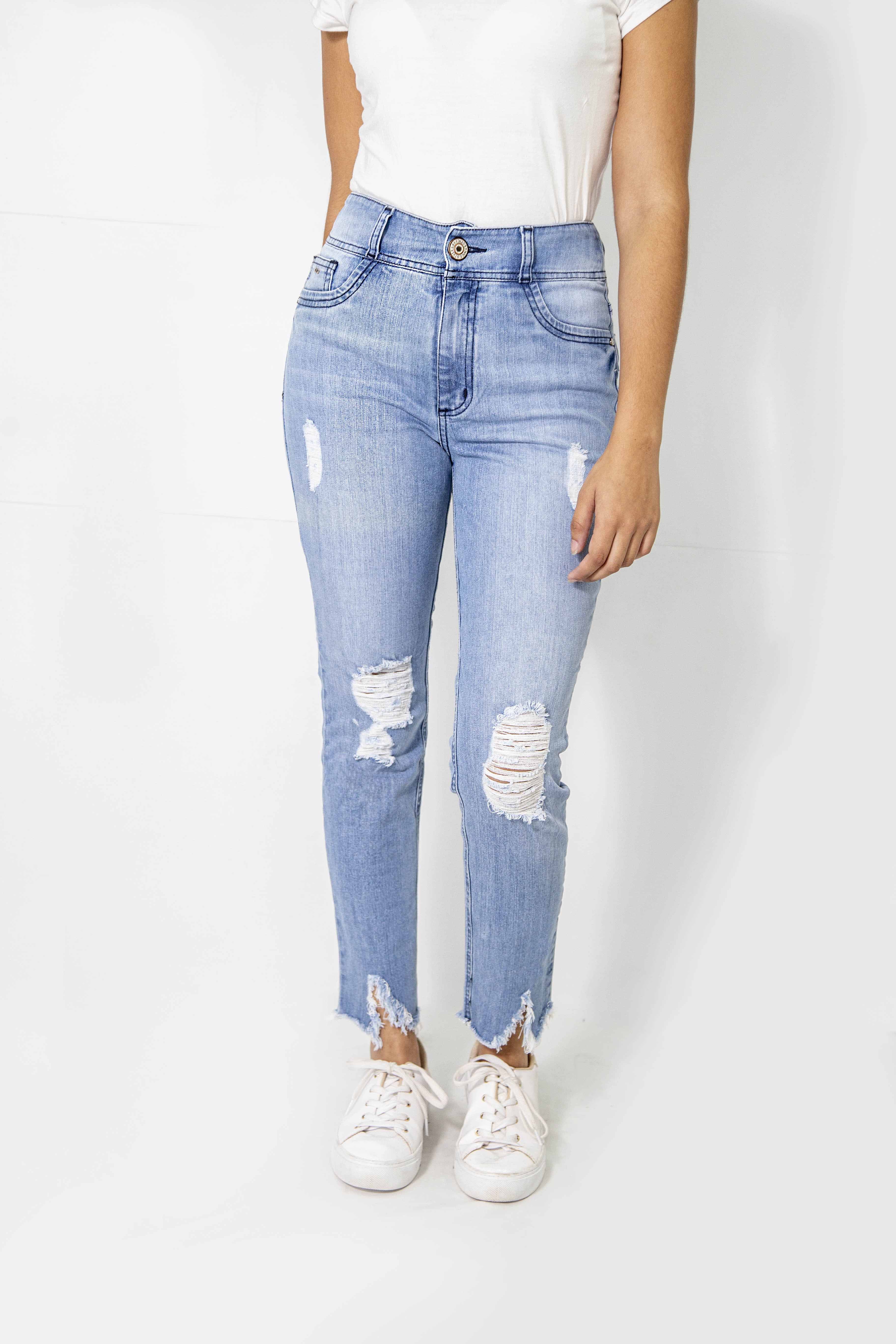 Cropped Dama Jeans Elast. Cod. 1190114